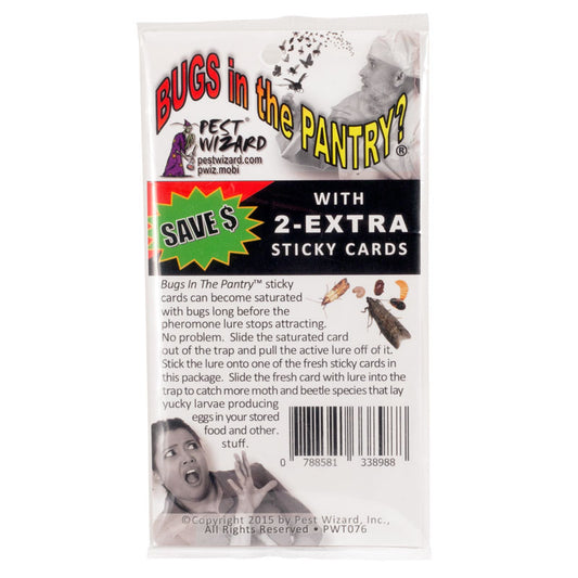Replacement Sticky Cards-Bugs In The Pantry – Grow Organic Replacement Sticky Cards-Bugs In The Pantry (2/pk) Weed and Pest