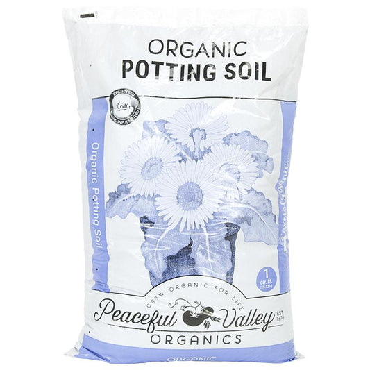 PVFS Org Potting Soil (1 Cu Ft) - Grow Organic Peaceful Valley Organic Potting Soil (1 Cu Ft) Growing