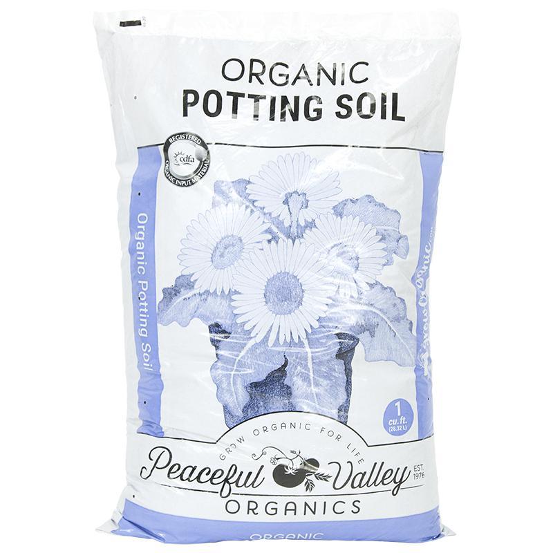 grow bag potting mix Peaceful Valley Organic Potting Soil