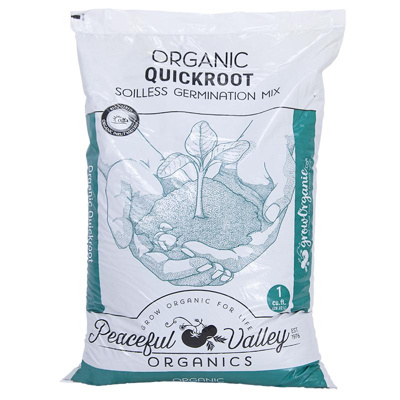 PVFS Quickroot (1 Cu Ft) - Grow Organic Peaceful Valley Quickroot (1 Cu Ft) Growing