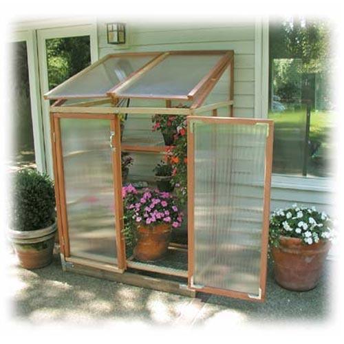 Redwood Patio Gardenhouse - Grow Organic Redwood Patio Gardenhouse Growing