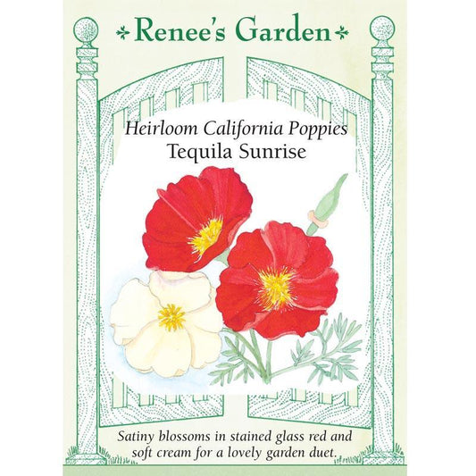 Renee's Garden California Poppy Tequila Sunrise Renee's Garden California Poppy Tequila Sunrise Flower Seed & Bulbs