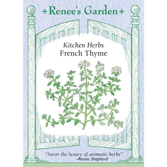 Renee's Garden French Thyme - Grow Organic Renee's Garden French Thyme Herb Seeds