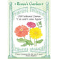 Old Fashioned Cut & Come Again Zinnia Flower Seeds - Grow Organic