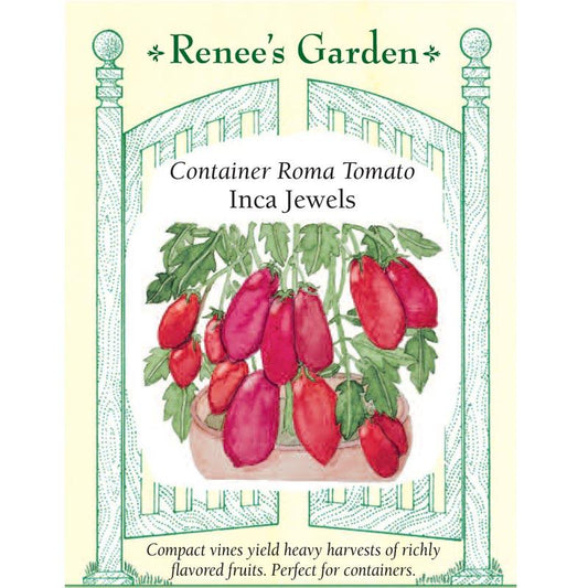 Renee's Garden Tomato Container Roma Inca Jewels Renee's Garden Tomato Container Roma Inca Jewels Vegetable Seeds