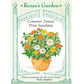 Renee's Garden Zinnia Pixie Sunshine - Grow Organic Renee's Garden Zinnia Pixie Sunshine Flower Seed & Bulbs