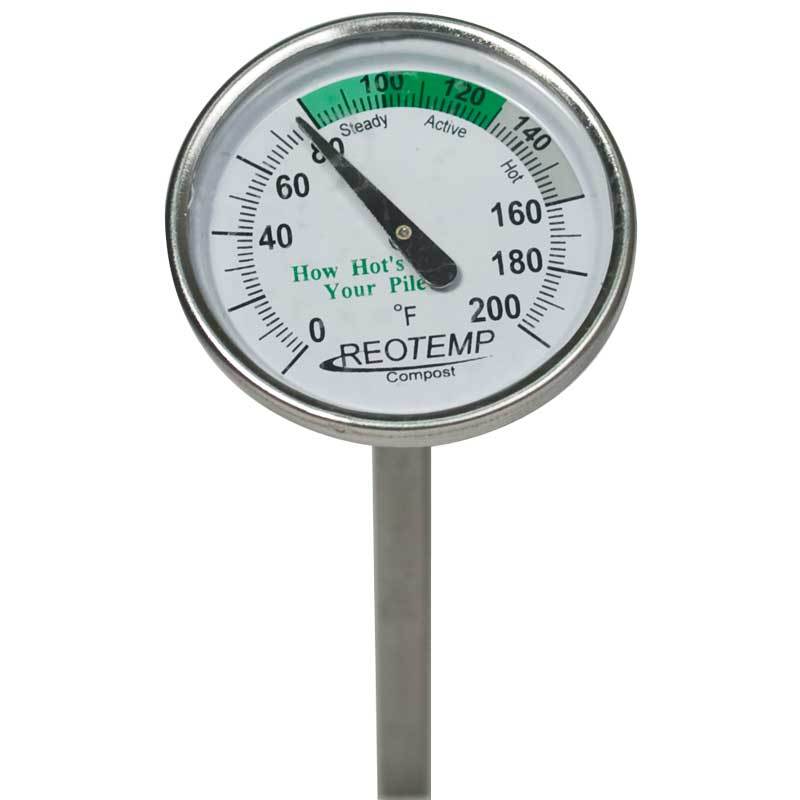 Reotemp Compost Thermometer, 20" - Grow Organic Reotemp Compost Thermometer, 20" Growing