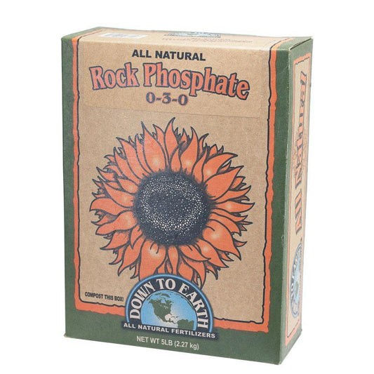 Rock Phosphate 0-3-0 (5 lb) - Grow Organic Rock Phosphate 0-3-0 (5 lb) Fertilizer