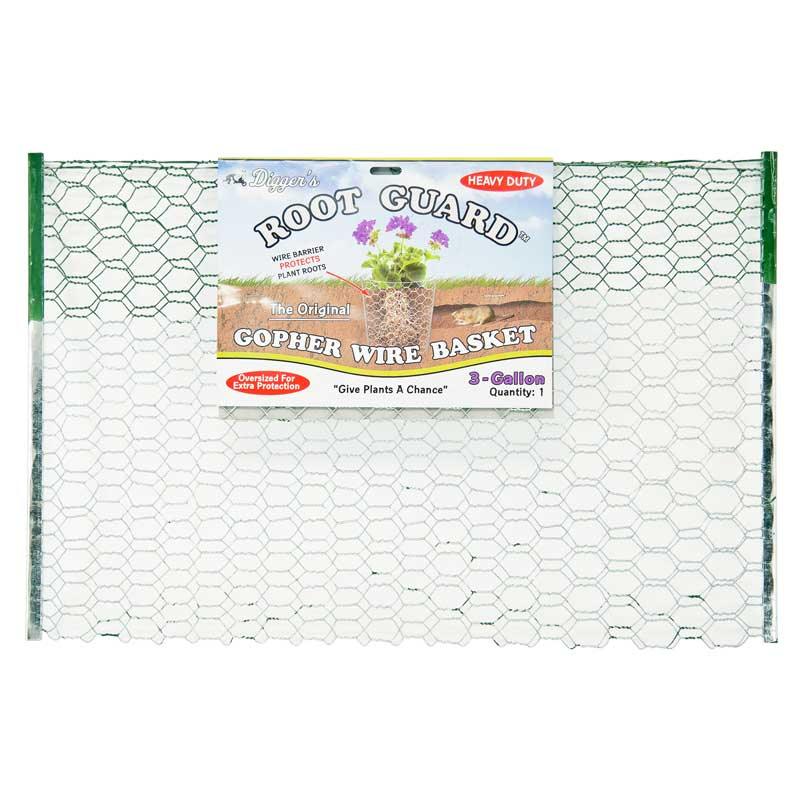 Root Guard Gopher Basket - 3 Gallon - Grow Organic Root Guard Gopher Basket - 3 Gallon Weed and Pest