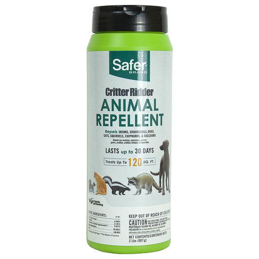 Safer Critter Ridder Animal Repellent Granular (2 lb) Safer Critter Ridder Animal Repellent Granular (2 lb) Weed and Pest