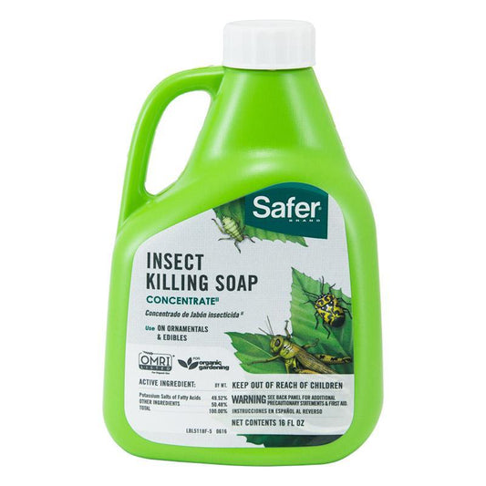 Safer Insecticidal Soap Concentrate (Pint) - Grow Organic Safer Insecticidal Soap Concentrate (Pint) Weed and Pest