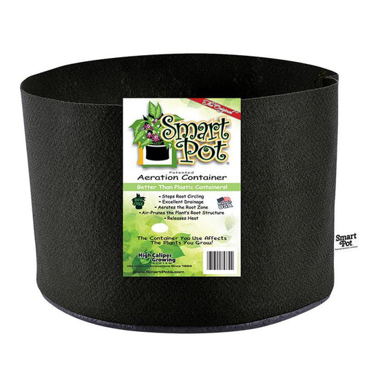 Smart Pot - Black (1 Gal) - Grow Organic Smart Pot - Black (1 Gal) Growing