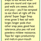 Renee's Garden Pea Snap Super Sugar - Grow Organic Renee's Garden Pea Snap Super Sugar Vegetable Seeds