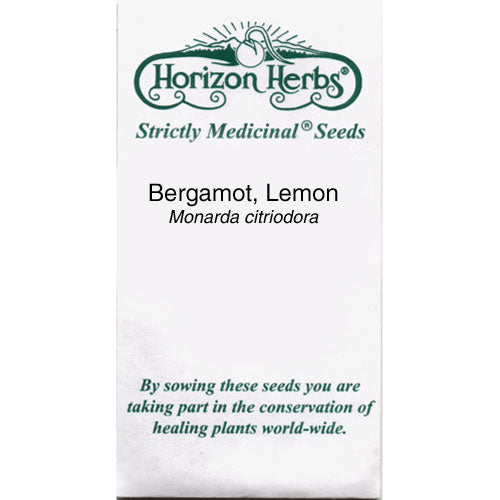 Strictly Medicinal Lemon Bergamot - Grow Organic Strictly Medicinal Lemon Bergamot Herb Seeds