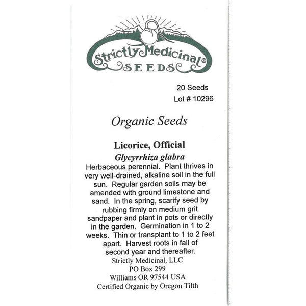 plants licorice flavored seeds Official Licorice Seeds