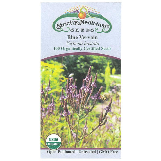 Strictly Medicinal Blue Vervain - Grow Organic Strictly Medicinal Blue Vervain Herb Seeds