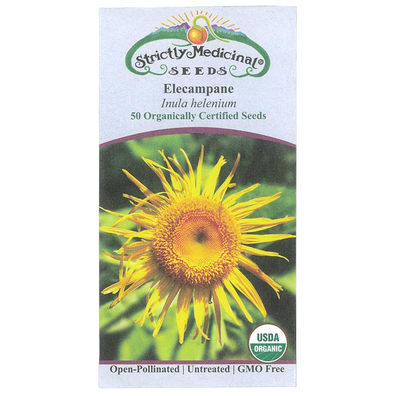 Strictly Medicinal Organic Elecampane, Official Strictly Medicinal Organic Elecampane, Official Herb Seeds