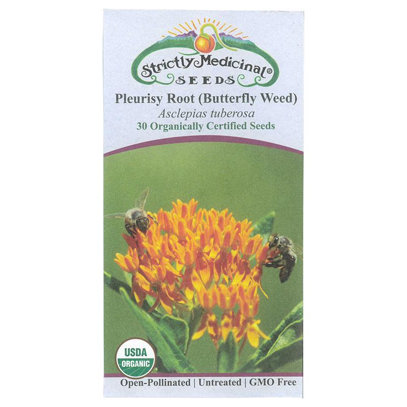Strictly Medicinal Organic Pleurisy Root - Grow Organic Strictly Medicinal Organic Pleurisy Root Herb Seeds