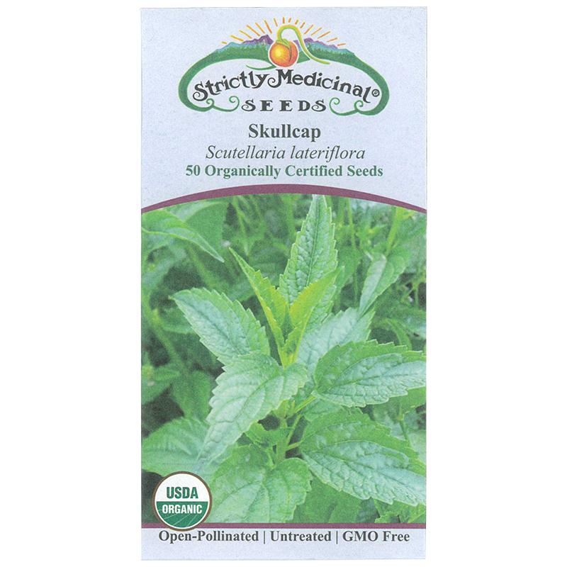 Strictly Medicinal Organic Skullcap - Grow Organic Strictly Medicinal Organic Skullcap Herb Seeds