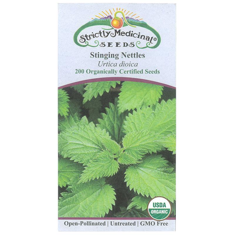 Strictly Medicinal Organic Stinging Nettles - Grow Organic Strictly Medicinal Organic Stinging Nettles Herb Seeds