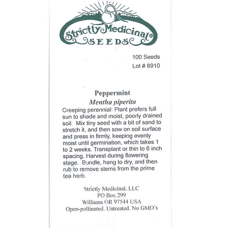 Peppermint Seeds - Grow Organic