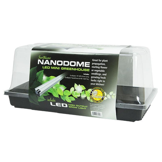 Sunblaster LED Mini Greenhouse Kit - Grow Organic Sunblaster LED Mini Greenhouse Kit Growing