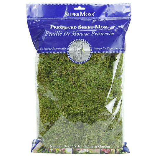 SuperMoss Preserved Sheet Moss (8 oz) - Grow Organic SuperMoss Preserved Sheet Moss (8 oz) Growing