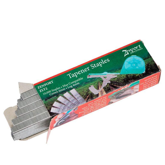 Tapener Staples (10,000/bx) - Grow Organic Tapener Staples (10,000/bx) Quality Tools