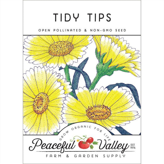 Tidy Tips (pack) - Grow Organic Tidy Tips (pack) Flower Seeds