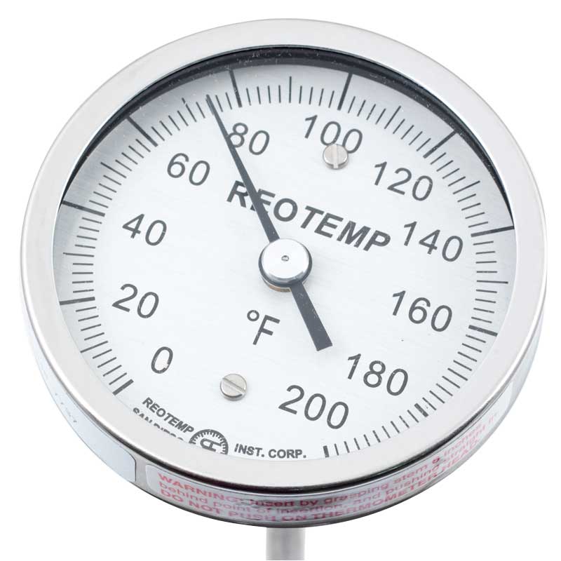Reotemp Heavy Duty Compost Thermometer - Fahrenheit and Celsius (36 inch Stem)