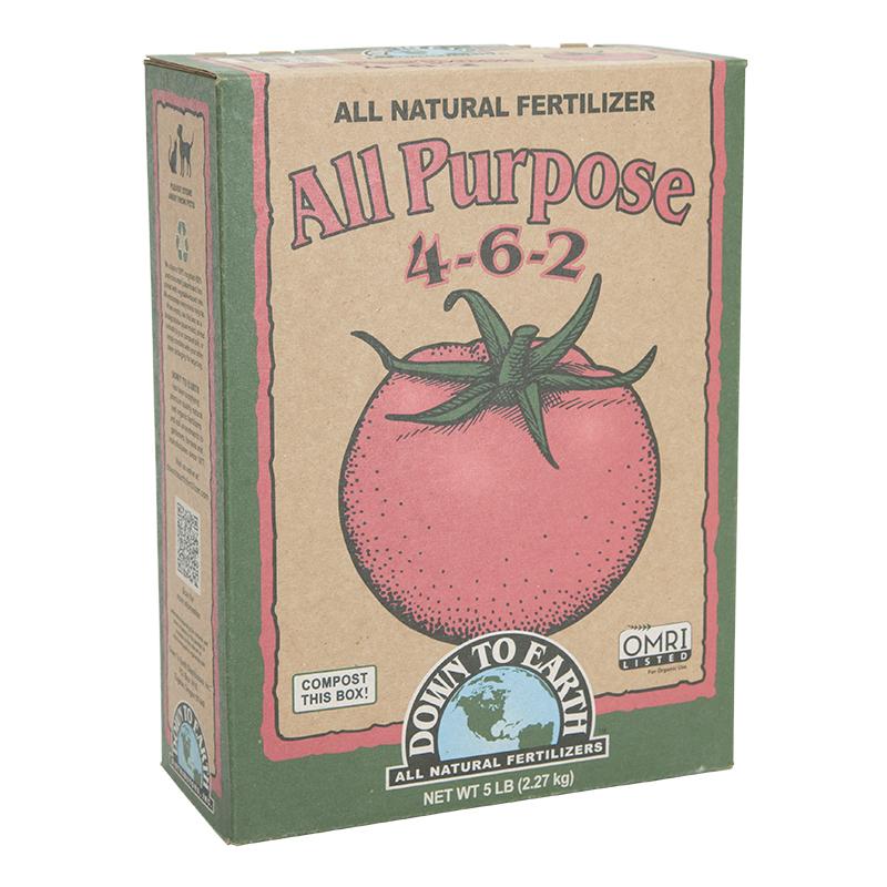 Vegetable & All Purpose Mix 4-6-2 (5 Lb Box) - Grow Organic Vegetable & All Purpose Mix 4-6-2 (5 lb Box) Fertilizer