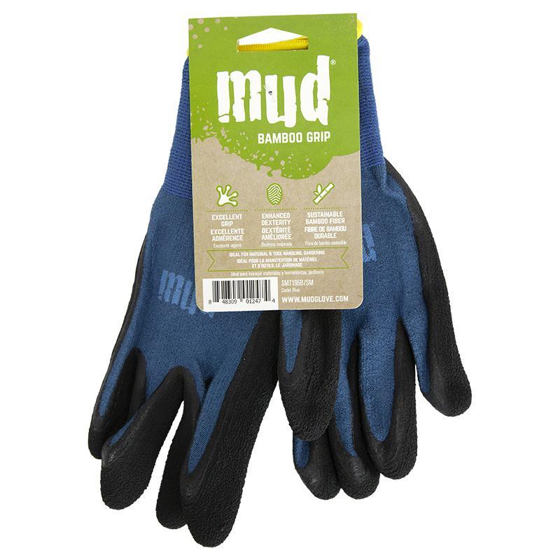 Women's Bamboo Latex Gloves Blue (Medium/Large) – Grow Organic