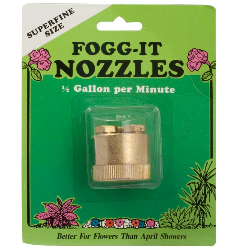 Fogg-It Nozzle, Superfine, 1/2 Gpm - Grow Organic Fogg-It Nozzle, Superfine, 1/2 Gpm Watering